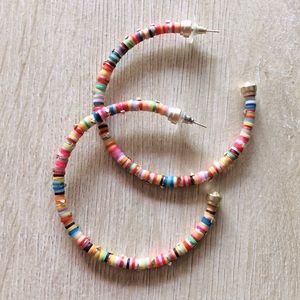 Kendra Scott large Reece hoop multi color earring